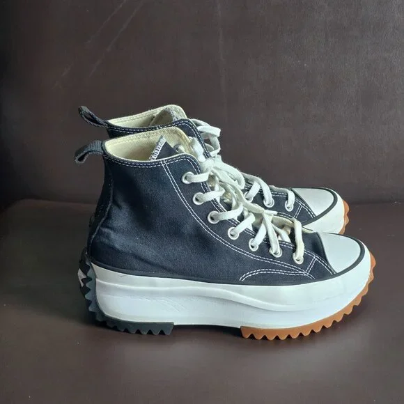 Converse Run Star Hike Platform Sneakers – Canvas, Size 7 women - Picture 2 of 6